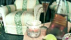 Real table dance in Berlin where she gives a blowjob, all captured in POV with my phone.