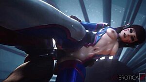 3D Overwatch Anal Creampie Assfucking Cartoon