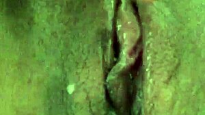 look at teen playing with wet pussy using toys