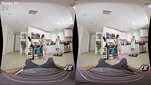 i got initiated with alyce anderson and brooke haze in wankzvr