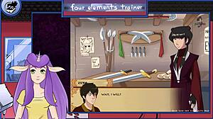 avatar the last airbender four elements trainer part 28 royal handjob