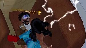 Pretty Amelie Dubon Masturbates In Gift Costume Under Christmas Tree