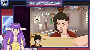 avatar the last airbender four elements trainer part 28 royal handjob