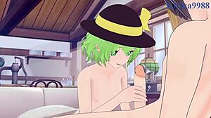 Koishi and nitori have intense sex in touhou project hentai