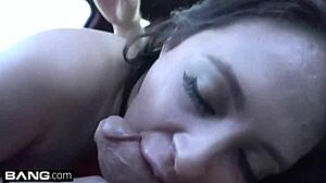 Teen Quinn Exposes Wet Pussy for Outdoor Masturbation and Deepthroat Action