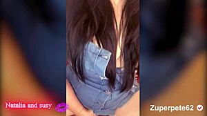 sexy mexican housewife with big ass masturbates