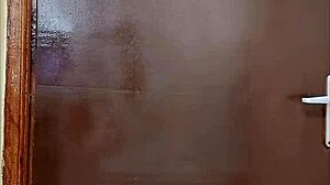 Shower scene in gay bathing video