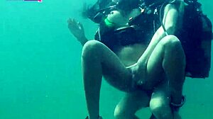 Sofia Pavlidi's steamy underwater blowjob in Greek porn