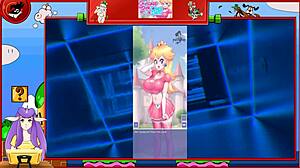 Princess Peach Gets Bent Over for Quick Anal Fuck