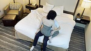 why does this petite beauty kiss her tattooed partner so passionately