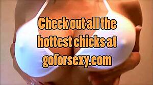 Blonde cutie gives amateur blowjob