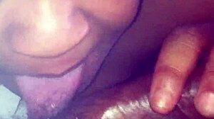 deepthroat blowjob on black cock done perfectly