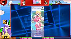 Princess Peach Gets Bent Over for Quick Anal Fuck