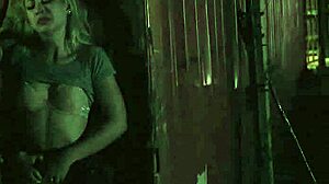 Wow, watch Goldie experience her first time with extreme dildo fucking while bound! 😲