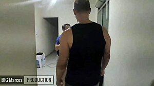 Enjoying a wild orgy with naughty guys in hardcore scenes