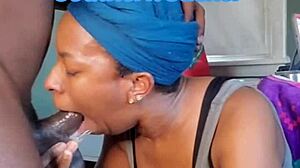 In the south, she licks his ass deeply while throating his cock, spitting and choking on the mouthful of cum from ball licking and anal close-up.