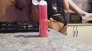 Hot Pegging Session by Sexy Dominatrix Nika