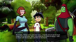 Joten tässä on osa 2 d Danny Phantom ja Amity Parkin kuumin milf ja aavemainen ritarit toiminnassa