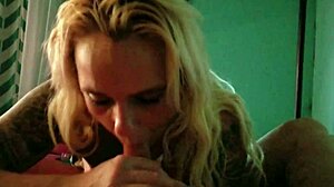 Deep throat blow job