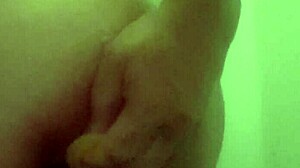 Intense Anal Fucking With Dildo In Shower