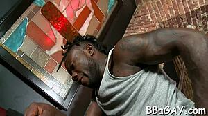 homosexual pair in intimate moment