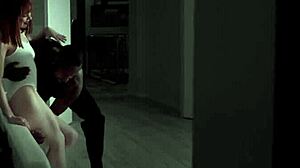 Black guy fucks Alexa Nova's tight pussy hard.