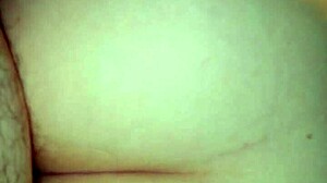 Kris takin' my cock in her shaved pussy.