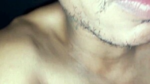 That horny guy bounced wildly on my cock after the party, taking it bareback rough.