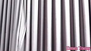 yo, tgirl gabrielly ferraz takes it hard in her ass