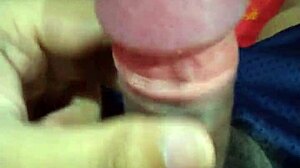Bold Midnight Masturbation Session With Handjob For Young Amateur At Home