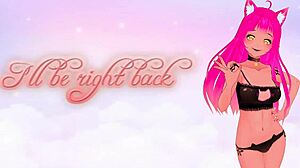 Yo, Vtuber Lewdneko dives into Aki's route in steamy gameplay!