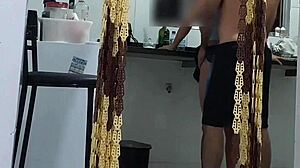 Stepmother Wears Provocative Clothes, Gets Fucked While Friend Watches Voyeuristically