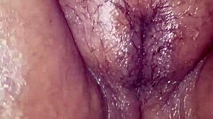 First night closeup pussy fingering outdoors