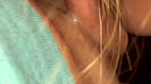 she blows bubbles as he throatfucks her deeply