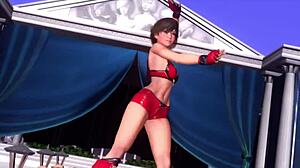 Reiko's Sexy Entrance In Rumble Roses XX