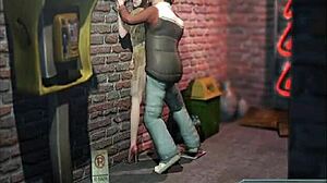 Overwhelmed With Desire, She Moans Loudly During A Hard Wall Fuck In The Office.