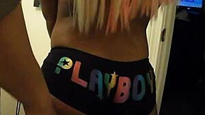 Cute ebony teen spanked