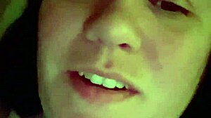 American MILF amateurs engage in kinky massage and dirty talk at party.