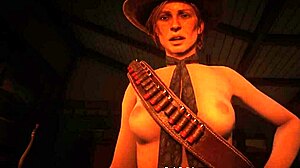 Sadie rides John's cock in RDR2 porn! No sound!