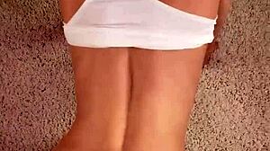 Horny beauty moans from huge facial in morning POV!