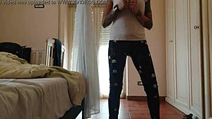 Sweaty Gym Session Athletic Yoga Fitness Hidden Cam