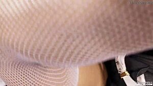 I-I watch Amy Azurra masturbating in her nylons and pantyhose, oh god it's so hot!