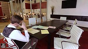 Amazing Footjob in Office by Shay Evans! 😍