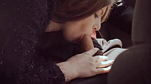 Stella Cox Feels Intense Arousal As She Deepthroats Big Cock In Garage