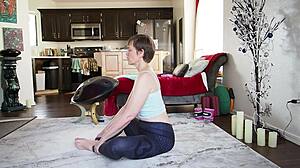 Yoga Lesson 369 with Brunette Girlfriend