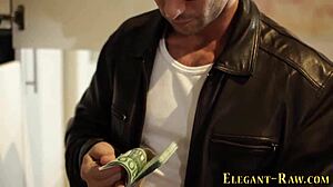 Dped Classy European Gets Spunked In Group Anal