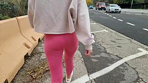 Outdoor Solo Masturbation Near Mountains Leads To Intense Orgasm