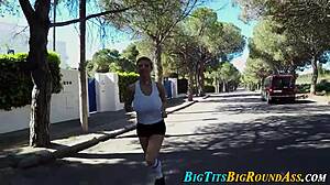 Why is that big tits babe bouncing so hard?