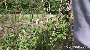 Peculiar Centerfold Receives Cum Load on Face