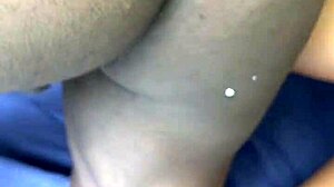 Amateur couple rides friend's big cock